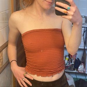 Burnt Orange Tube Top Sm/Med
